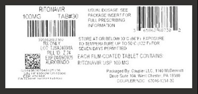 Label (Ritonavir 100mg)